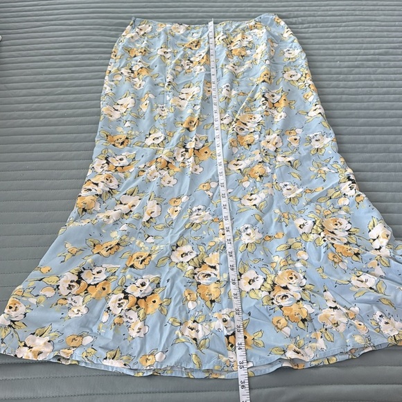 Emma James Blue Trumpet Maxi Skirt Resort Wear - Picture 6 of 6
